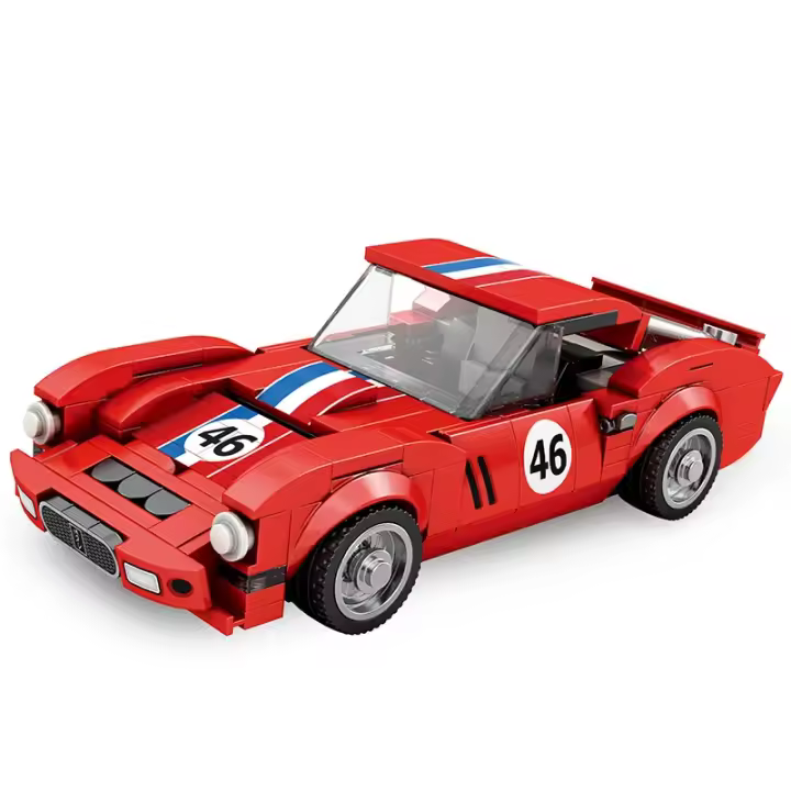 Bloques De Construcción De Coche Creativo 320PCS 250 GTO Para Niños Modelo De Vehículo De Ciudad DIY Bricks Decoración De Escritorio Juguete Educativo Regalos Para Fiestas - 1