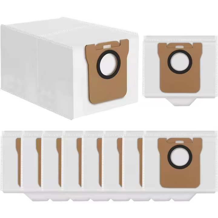 Bolsas para aspiradora (12 unidades) compatibles con Dreame D10 Plus, D10s Plus, Z10 Pro y L10 PLUS (3 litros de capacidad). Repuestos con filtración de 4 capas. Bolsas antialérgicas. - 1