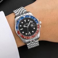 Reloj De Lujo Para Hombre Calidad Superior Reloj De Pulsera De Acero Inoxidable Para Negocios Con Fecha Automática Y Manecillas Luminosas Resistente Al Choque Y Agua Regalo Ideal - details 16