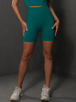 Shorts De Yoga Para Mujer Deporte Cortas De Cintura Alta Sin Costuras Para Gimnasio Y Ciclismo Elevador De Glúteos Fitness - details 55