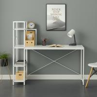 DUPI Escritorio librería Moderna con estantería de 3 baldas de Madera, Estructura metálica, 120x64x70 cm - details 0