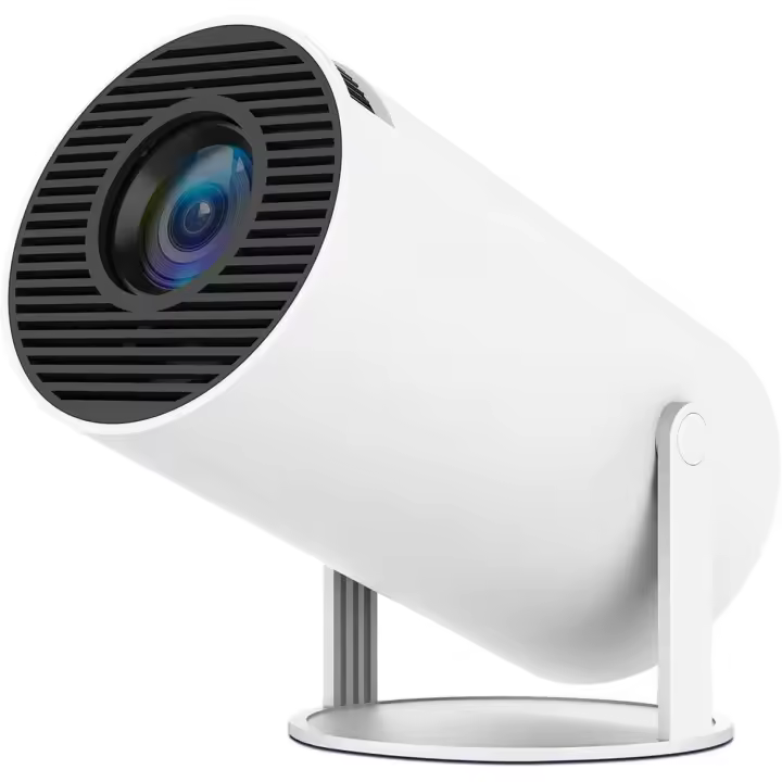 4K Proyector [Netflix Oficial/Enfoque Auto/Base Giratoria 180°] Proyector con Wifi y Bluetooth 1080P Nativo Proyector Portátil, One-Click Use Netflix/YouTube/PrimeVideo/D+ Smart Home Outdoor Proyector - 1