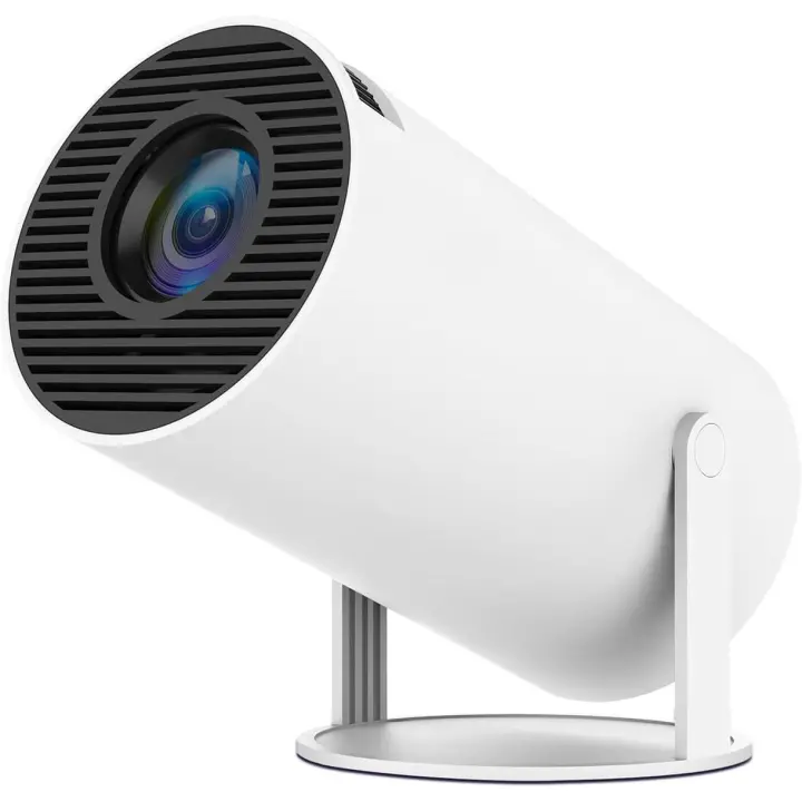 4K Proyector [Netflix Oficial/Enfoque Auto/Base Giratoria 180°] Proyector con Wifi y Bluetooth 1080P Nativo Proyector Portátil, One-Click Use Netflix/YouTube/PrimeVideo/D+ Smart Home Outdoor Proyector - 1