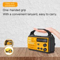 Radio Portátil Recargable Con Crank Solar AM/FM Para Supervivencia Con Batería Recargable Radio USB Linterna Y Lámpara De Lectura - details 14