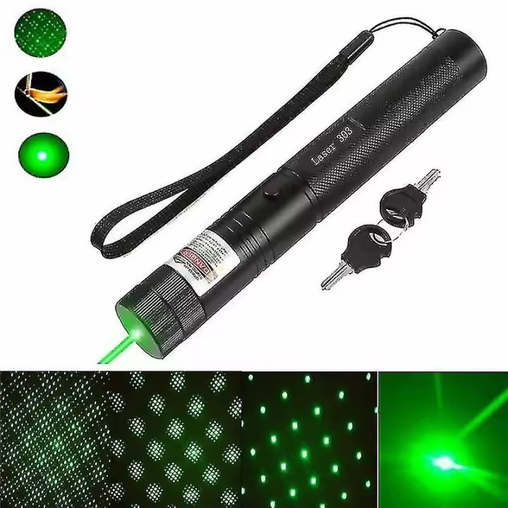 Powerful Pointer 10000m 532nm High Pointer, Gypsophila Usb Flashlight Pointer Amuse Cat Po - 1