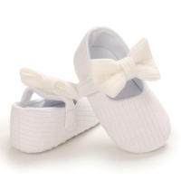 Zapatos De Bebé Para Niñas Nuevos Antideslizantes Con Lazo Suave Para El Primer Caminar De 0 a 18 Meses Zapatos De Princesa - details 22