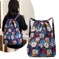 Mochila versáril de Nailon con Cordón para Mujer, Bolsa de cambio de gran capacidad, mochila de viaje Ligera - details 19