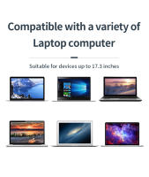 Soporte Ajustable Y Portátil Para Laptop N8 De Aluminio Para Macbook Tablet Notebook Con Ventilador De Enfriamiento Plegable Soporte Para Computadora Portátil - details 8