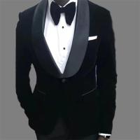 Chaqueta De Sastre Para Hombre Negra De Alta Calidad Estilo Formal Para Ocasi\u00f3n Elegante Y Adecuada Para Fiestas - details 3