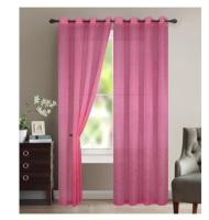 Cortina de visillo estampada brillo  translucido 100% poliéster para salón y dormitorio.140x260cm.6033.1 panel. - details 26