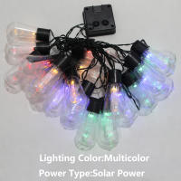 Luces LED Para Decoración Exterior Guirnalda De Lámparas De Patio Para Fiesta Boda Jardín Hogar Navidad Color Luz Caliente - details 11