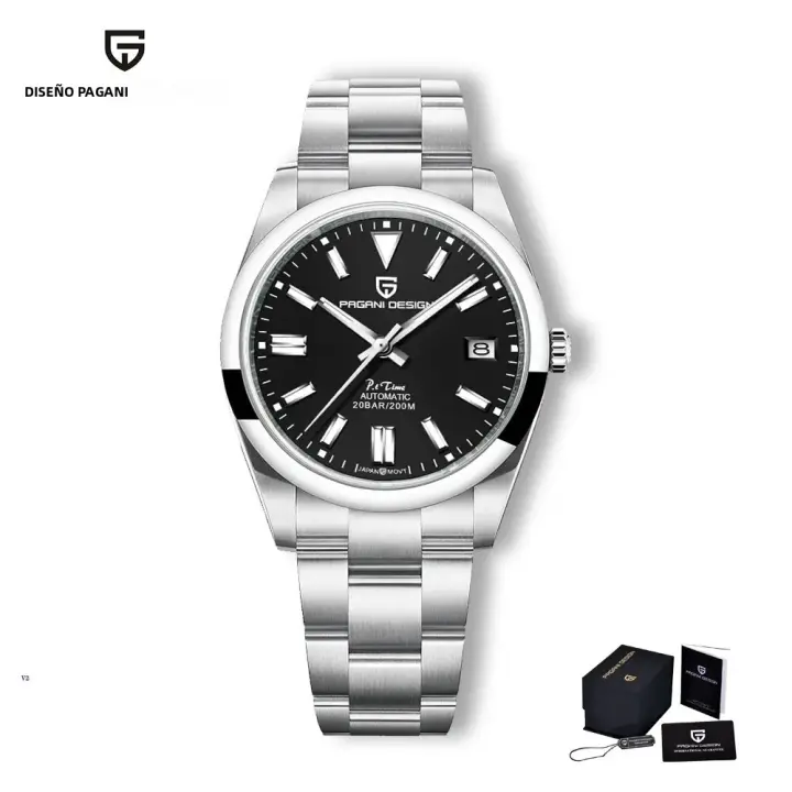 Reloj Mecánico Para Hombre PAGANI DESIGN 2024 39mm NH35 Automático Acero Inoxidable Cristal De Zafiro Resistente Al Agua 20Bar - 1