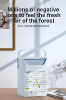 Aire acondicionado portátil, mini enfriador de aire de 700 ml con temporizador, 3 velocidades, 2 modos de pulverización, luz LED, enfriador evaporativo para oficina - details 4