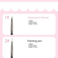 Cepillo Profesional Para Uñas Con Tapa Para Manicura Y Pintura De Uñas Herramientas De Decoración De Arte De Cuchara De Acrílico Tamaño Único Material Madera - details 12