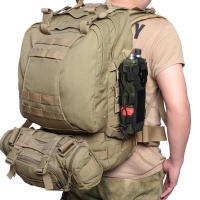 DIZETION Bolsa De Agua Para Deportes Al Aire Libre Funda Para Radio Y Botella Molle Funda Para Canteen Y Radio Holster De Cinturón Para Caza Senderismo Viajes - details 11