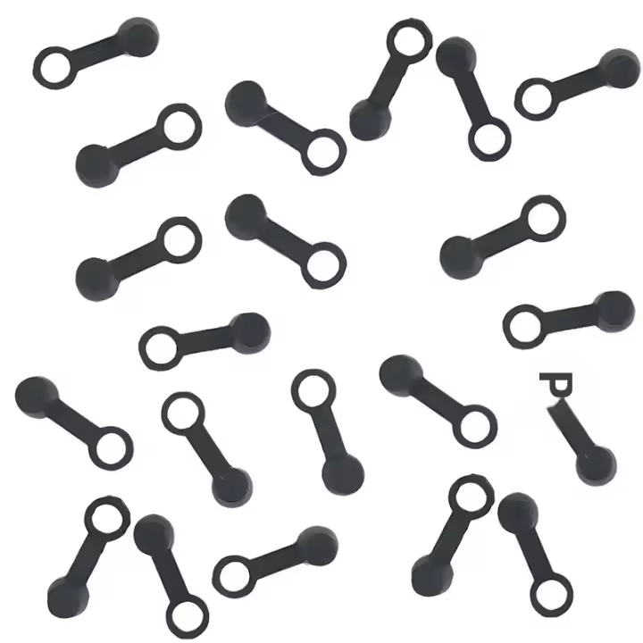 10Pcs Tapa De Polvo De Bomba De Freno 8mm Tapa De Aceite De Tornillo Negro Para Calipero De Freno Y Motocicleta Material De Goma - 1