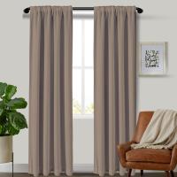 2PCS Cortina De Aislamiento Térmico De Color Sólido Para Dormitorio Oficina Cocina Sala De Estar Decoración De Hogar Con Bolso De Palas - details 8