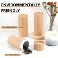 10PCS Tubos De Papel Kraft De 100ml Para Lápices Té Café Cosméticos Artesanías Caja De Regalo Redondos Y Ecológicos - details 4