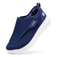 Zapatos De Caminar Para Hombres FitVille Extra Anchos Para Diabéticos Con Pies Hinchados Ajustables Alivio Del Dolor De Pies Para Ancianos Material Superior Transpirable Y Absorbente De Sudor - details 14
