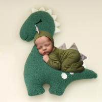 Nuevos Accesorios De Fotografía Para Bebés Ropa Y Accesorios De Dinosaurio Cartoon Cojín Auxiliar Para Fotografías De Bebés Recién Nacidos Fotografia Photo Props Bebes - details 1