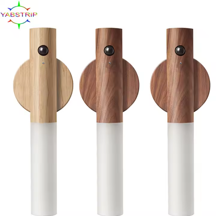 Coche creativo inteligente PIR Sensor de Movimiento LED recargable magnética Noche Luz Parera Ed Luz Cocina Gabinete lámpara de Luz - 1