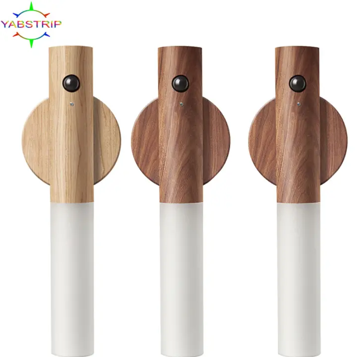Coche creativo inteligente PIR Sensor de Movimiento LED recargable magnética Noche Luz Parera Ed Luz Cocina Gabinete lámpara de Luz - 1