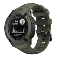 Correa De Reloj Táctico De Silicona 26mm Para Garmin Instinct 2X Solar Sin Gaps Accesorios De Reemplazo Para Muñeca - details 9