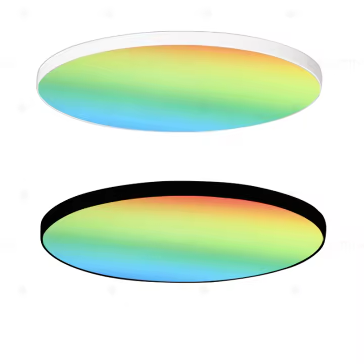 Lámpara De Techo Inteligente Zigbee 3.0 24W RGBCW Compatible Con Alexa Y Google Control Por Voz Y APP Dimmer Asistente De Hogar Para Cocina Comedor Dormitorio Estudio Baño Material PVC Luz Contemporánea - 1