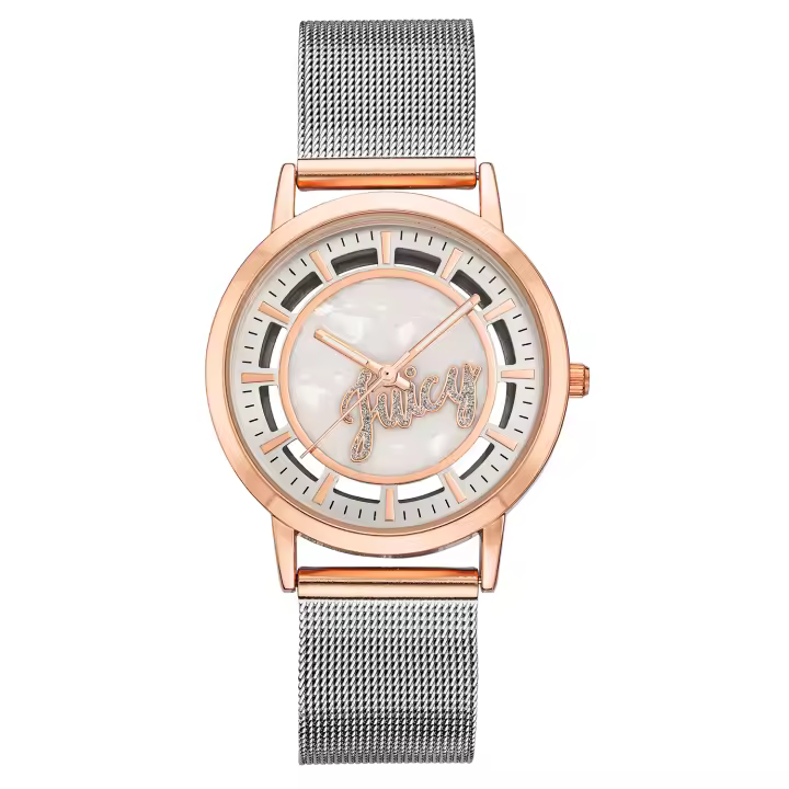 Juicy Couture Reloj Mujer Analogico Cuarzo con Correa de Acero inoxidable JC1217WTRT - 1