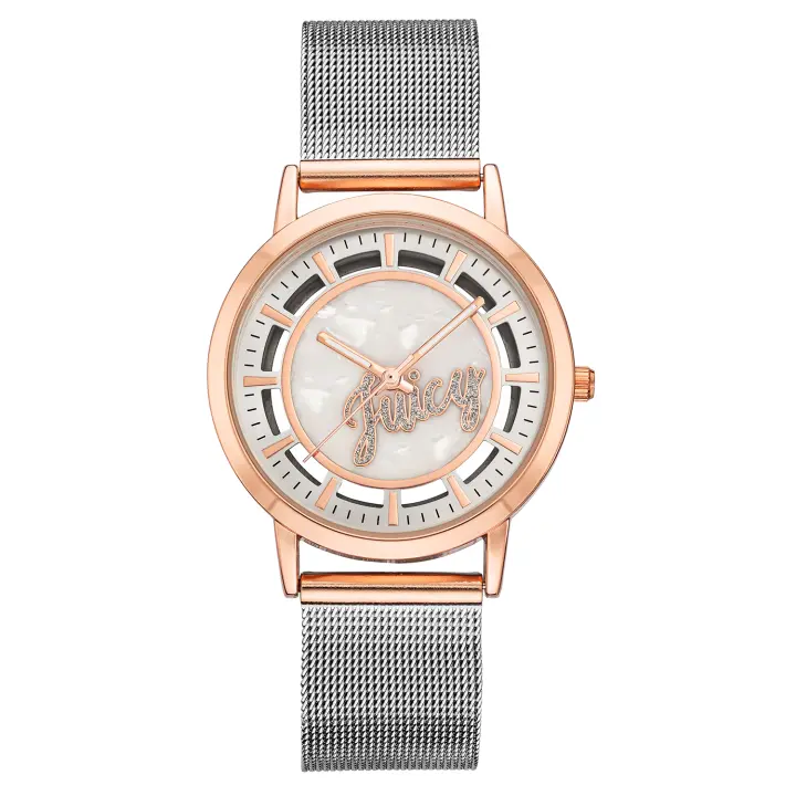 Juicy Couture Reloj Mujer Analogico Cuarzo con Correa de Acero inoxidable JC1217WTRT - 1
