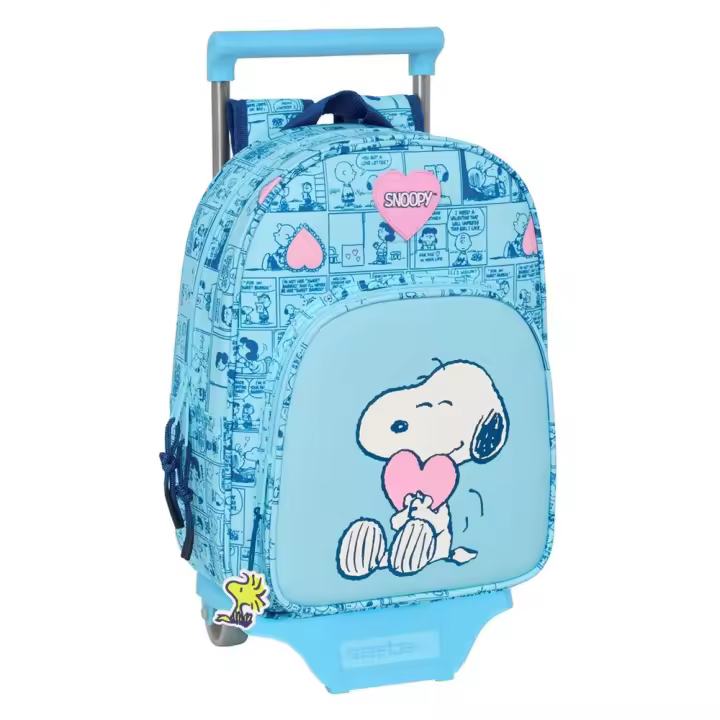 Mochila con Carro Snoopy "Love" 26X34X11Cm (Safta 612539020) - 1