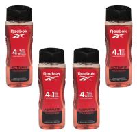 REEBOK Activate your Senses - Gel de Ducha Para Hombre 4 en 1 - Cuerpo, Cara, Pelo, Barba - 4X400ml - details 2