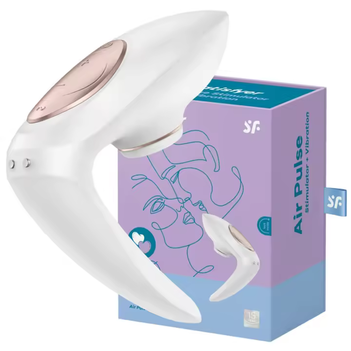 SATISFYER ESTIMULADOR DEL CLÍTORIS RECARGABLE PRO 4 COUPLES JUGUETES SEXUALES - 1