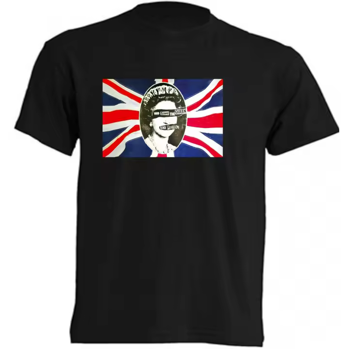 Camiseta Sex Pistols- | Algodón | Manga Corta - Tejido tubular, sin costuras laterales. - Punto liso - 1