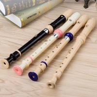 Recorder Soprano De 8 Agujeros Clarinete Negro Ajustable Fácil Flauta De Goma Alimentos ABS No Tóxico Profesional Treble - details 0
