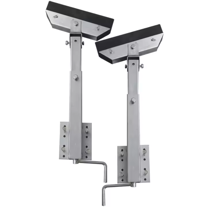 vidaXL Set de 2 soportes de barra de remolque de barco 63-88 cm - 1