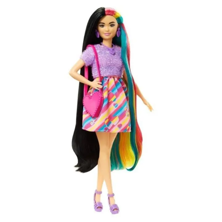Barbie Totally Hair pelo extra largo corazón (HCM90) MATTEL - 1