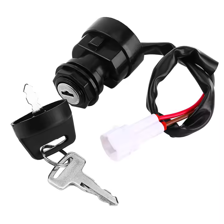 Interruptor De Encendido Para Motocicleta Y ATV 1 Pieza Negra Con 2 Puertos Reemplazo Para Yamaha YFM 350 Bruin 660R 700R Raptor 350X Warrior - 1