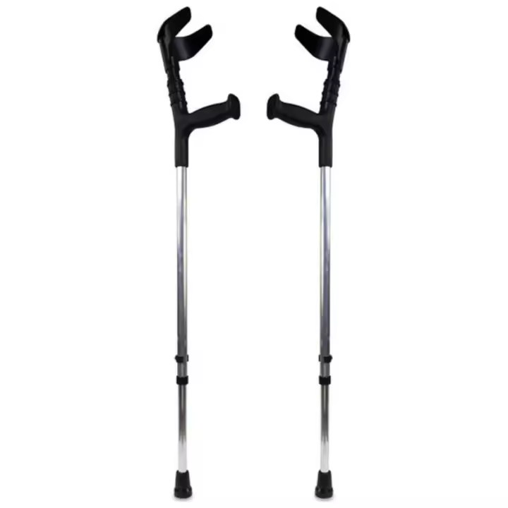 Corysan Bastón Aluminio Birregulable 125 Kg, 1 Par - 1