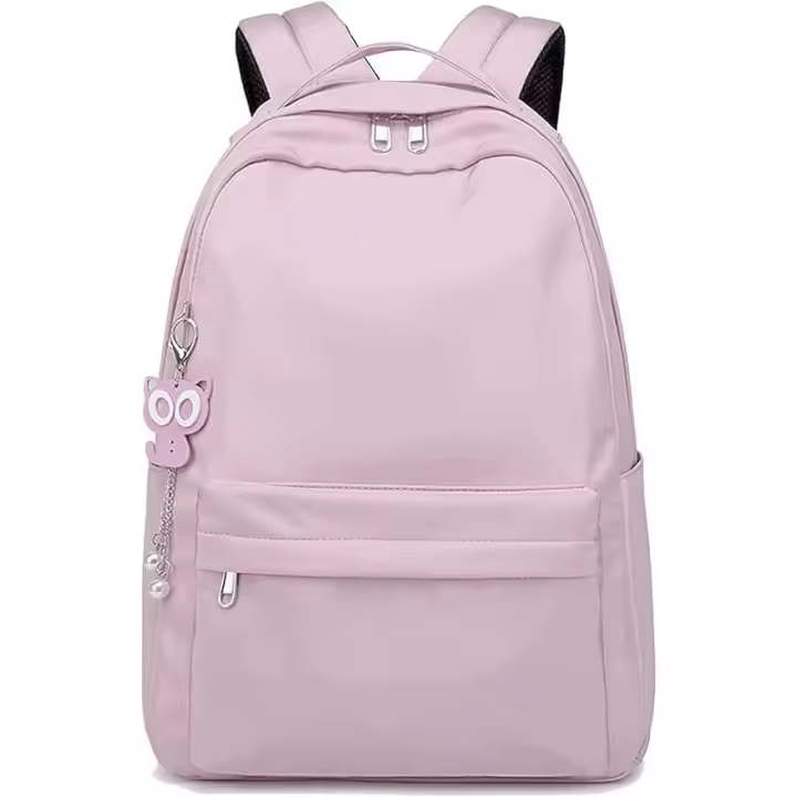 Mochila informal impermeable para campus, puede contener una computadora portátil de 14 pulgadas, adecuada para viajes escolares, mochila liviana - 1