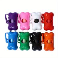 Dispensador De Bolsas De Basura Para Perros Forma De Hueso Colorido Con 1 Bolsa Desérgica Portátil Para Excrementos De Mascotas Ideal Para Caminatas Al Aire Libre Y Entrenamiento - details 2