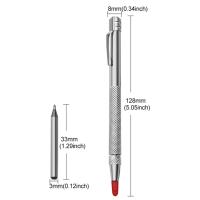 11PCS Lápiz De Grabado De Aleación De Carbonato Para Metal Madera Vidrio Azulejos Herramientas Manuales De Carpintería Y Metalurgia - details 8
