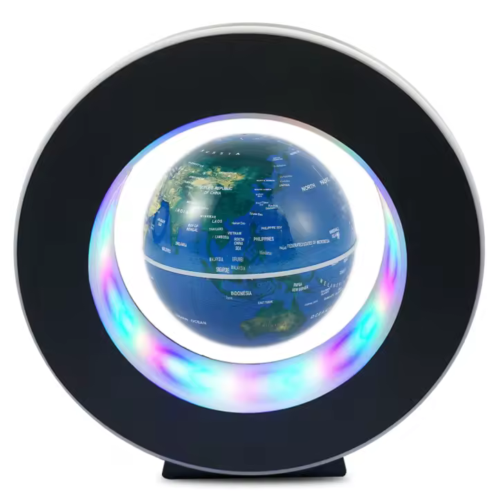 Lámpara Flotante Magnética LED Giroscópica Luz De Noche Para La Cama Regalo De Año Nuevo Iluminación De Decoración Doméstica - 1
