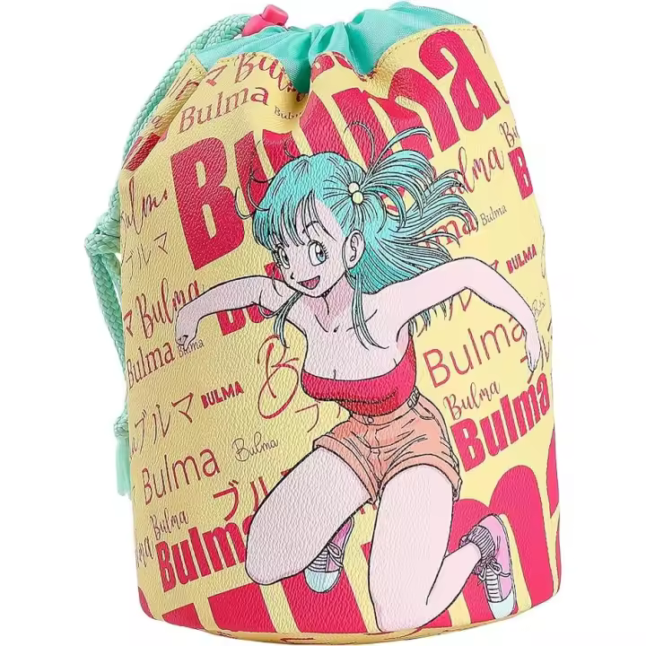 Neceser Dragon Ball Bulma Beige Estampado 20x17x17 Cm - 1