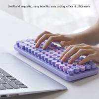 Teclado Y Ratón Inalámbricos Coloridos Ergonómicos Pequeño Para Laptop Y Escritorio Compatible Con Windows 7/8/10 - details 3