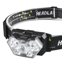 Lámpara Frontal Portátil Con Sensor De Movimiento Y Luz Fuerte De 9 LEDs Recargable USB Impermeable Para Camping Y Pesca - details 12