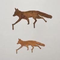 Fox De Metal Rústico Para Jardín Accesorio Decorativo De Halloween Funcional Para Mejora Del Jardín Exterior - details 2