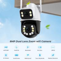 Cámara IP BESDER 8MP PTZ Con Vigilancia Nocturna Y Seguimiento Automático Para Seguridad Exterior Wifi CCTV Monitor Dual iCSee - details 0
