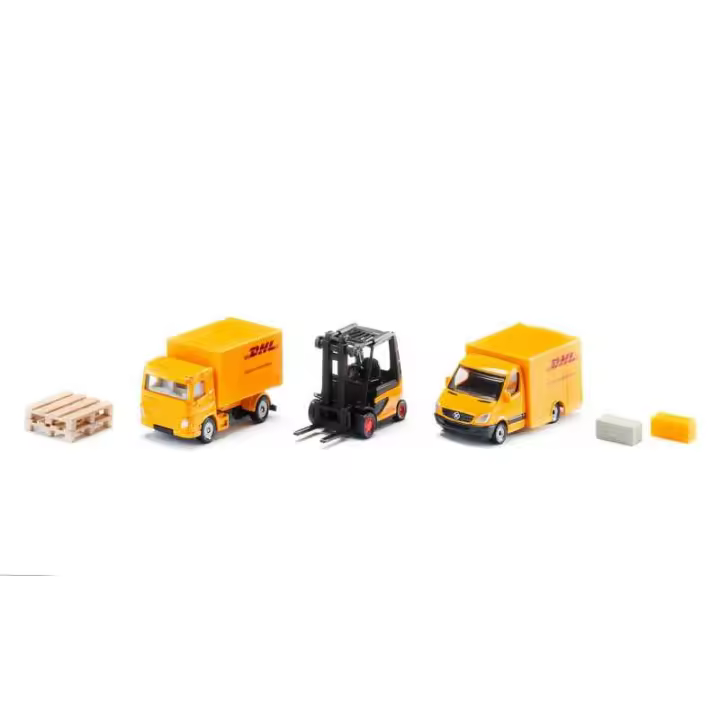 Siku - Conjunto Logística DHL - Camión y Carretilla - Ideal para Niños - 1