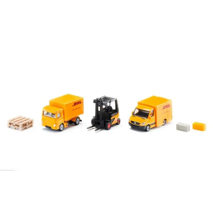 Siku - Conjunto Logística DHL - Camión y Carretilla - Ideal para Niños - 1